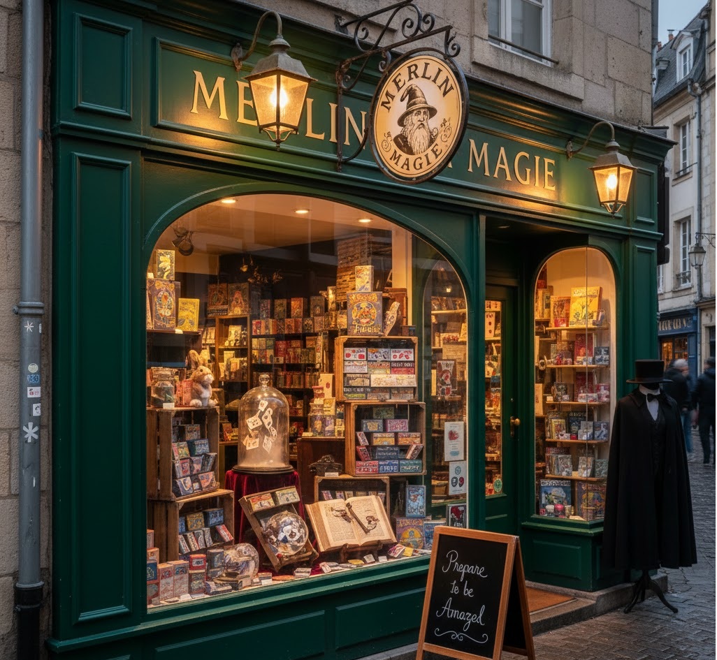 boutique merlin magie
